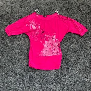 Wet Seal pink blouse size small